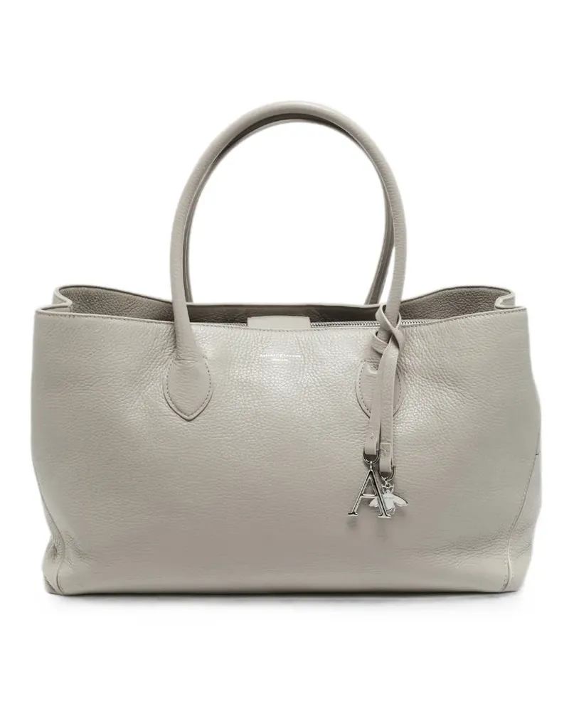 Aspinal of London The London pebbled tote bag - Grau Grau