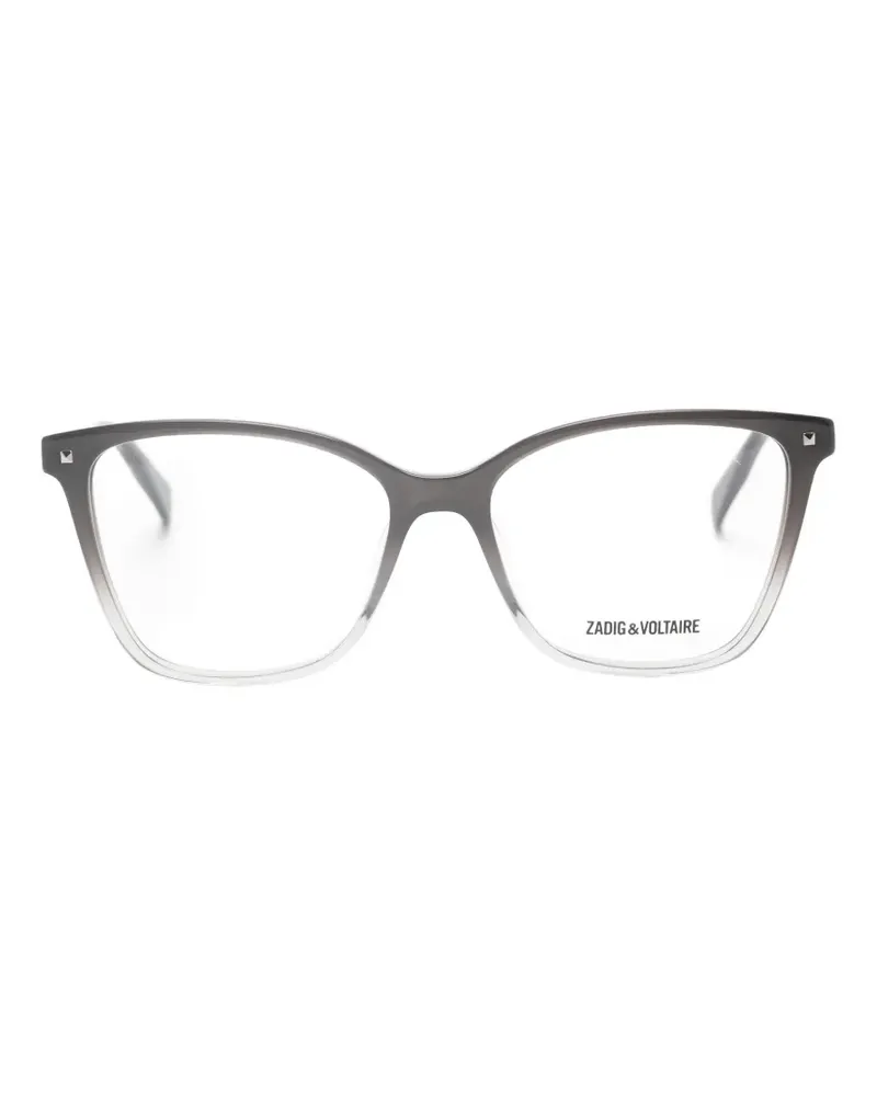 Zadig & Voltaire gradient-effect stud-embellished glasses - Grau Grau