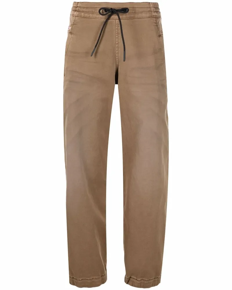 Diesel Jeans mit Logo-Patch - Nude Nude