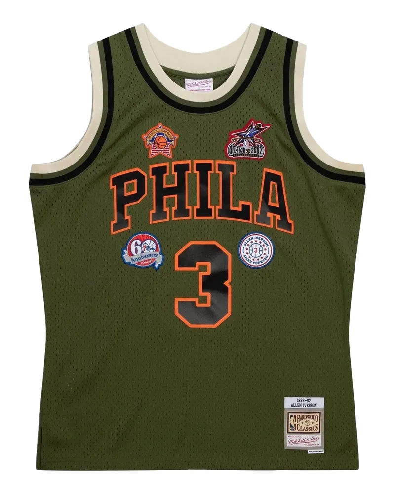 Mitchell & Ness Philadelphia 76ers Flight Swingman 1996 Allen Iverson tank top - Grün Grün