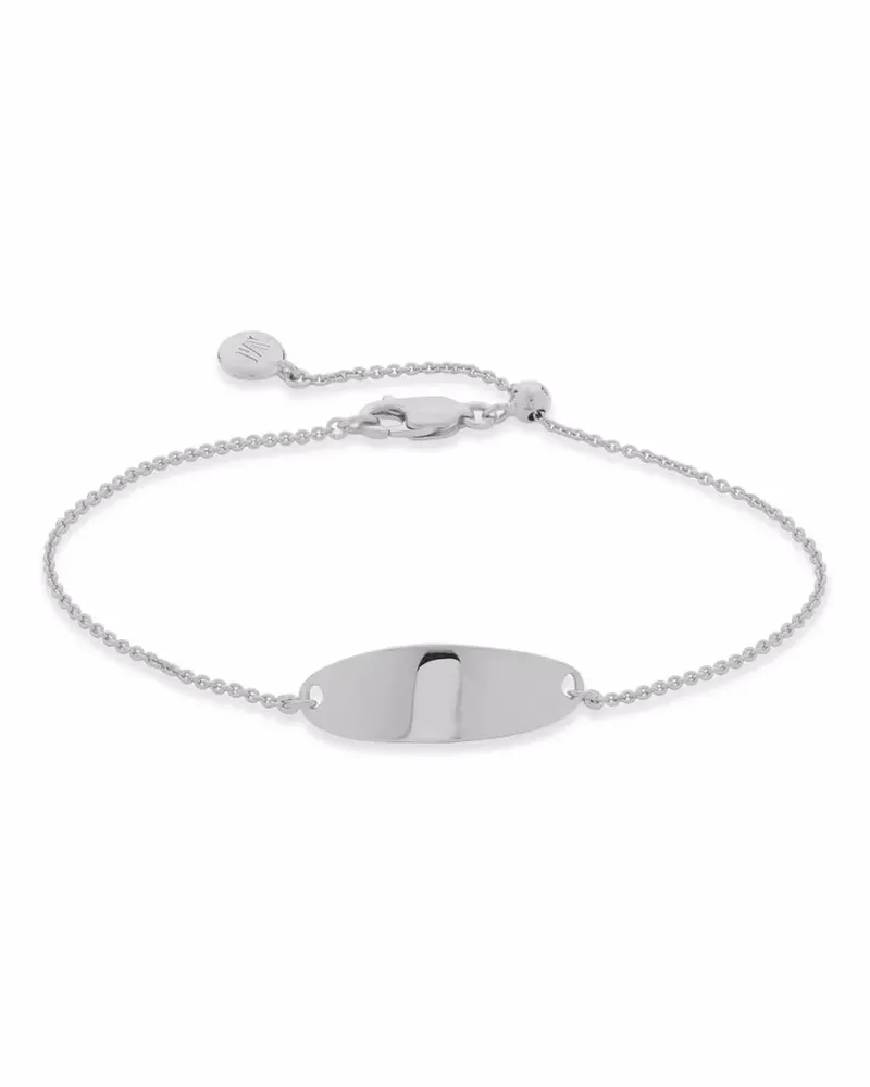 Monica Vinader Tiny Nura Armband - Silber Silber