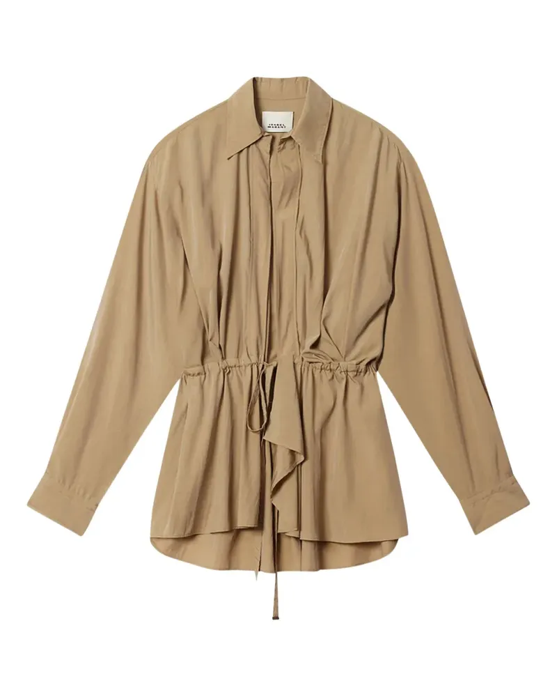 Isabel Marant Keren Jacke mit Kordelzug - Nude Nude