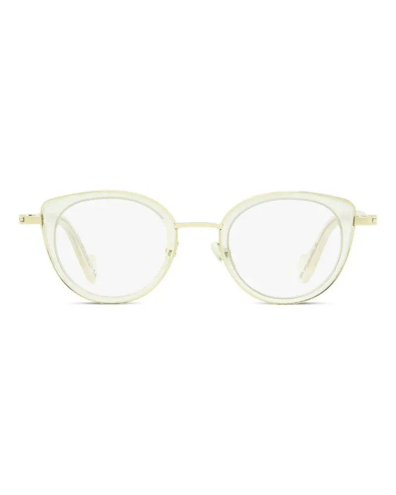 Moncler Brille im Cat-Eye-Design - Gold Gold