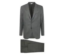 Einreihiger Anzug - Grau