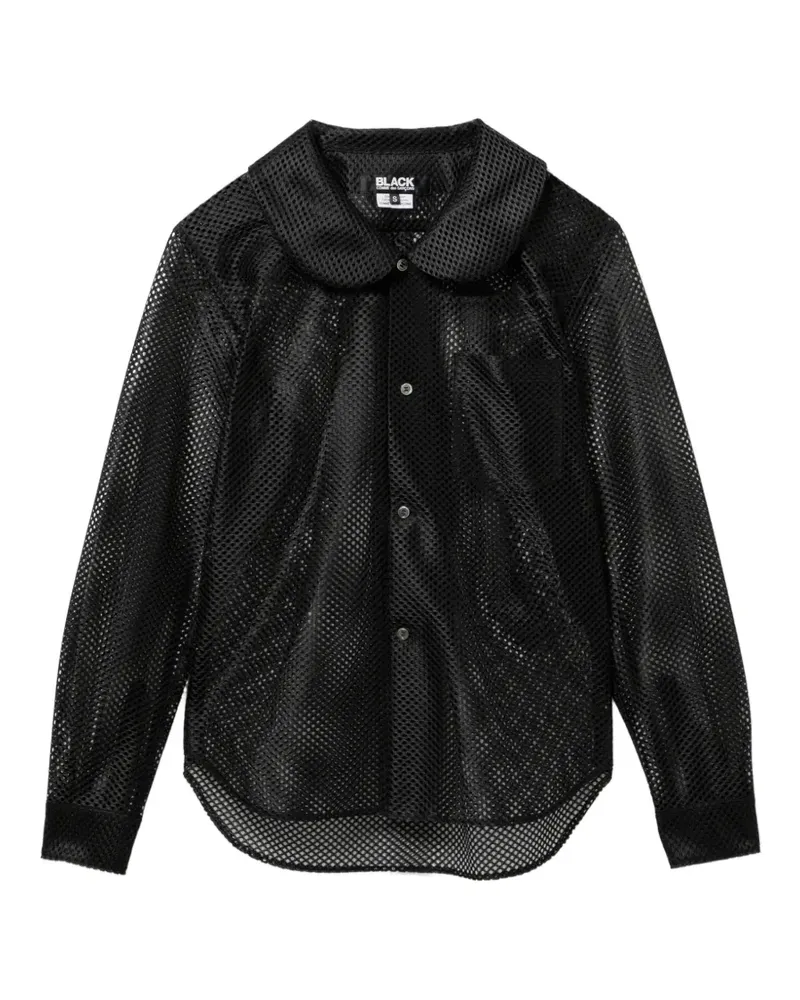 Comme des Garçons mesh shirt - Schwarz Schwarz