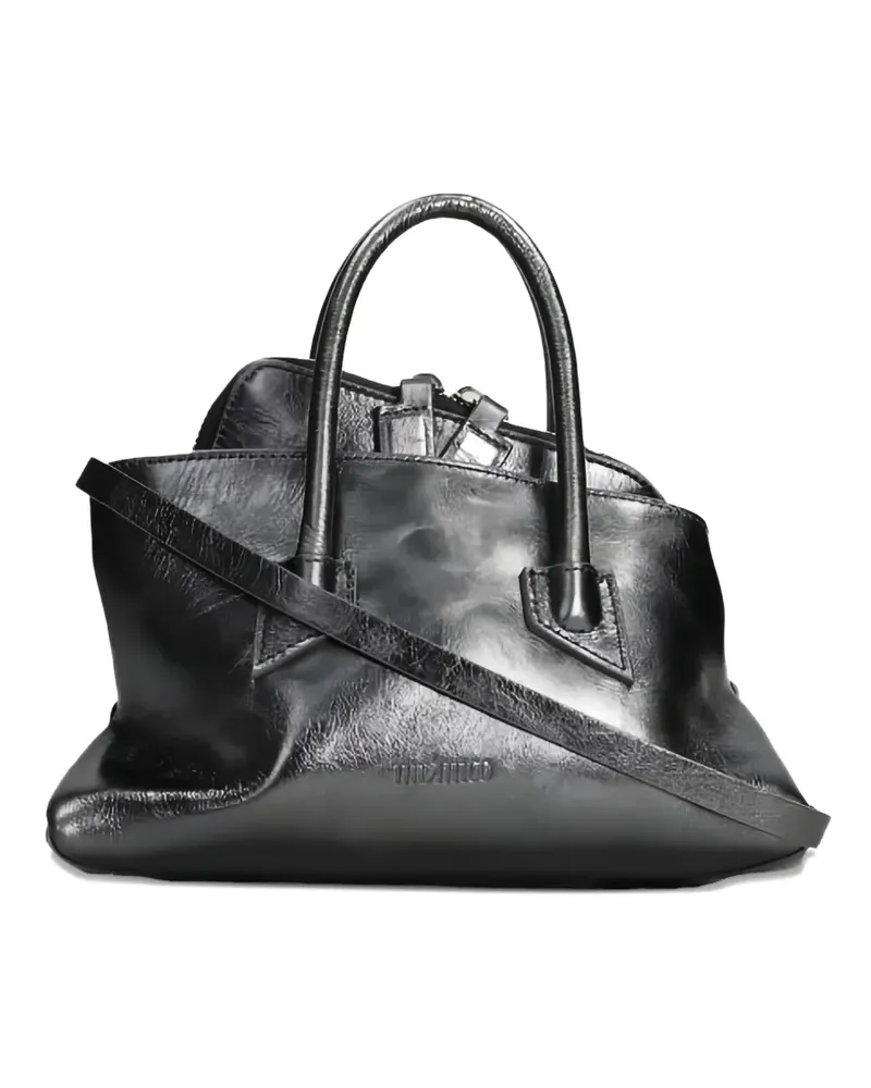 ATTICO mini La Passeggiata tote bag - Schwarz Schwarz