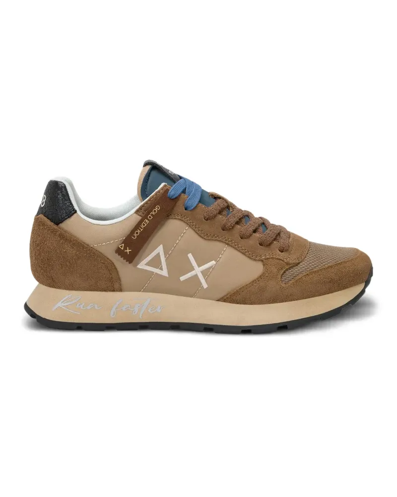 Sun68 Sneakers mit Logo-Stickerei - Braun Braun