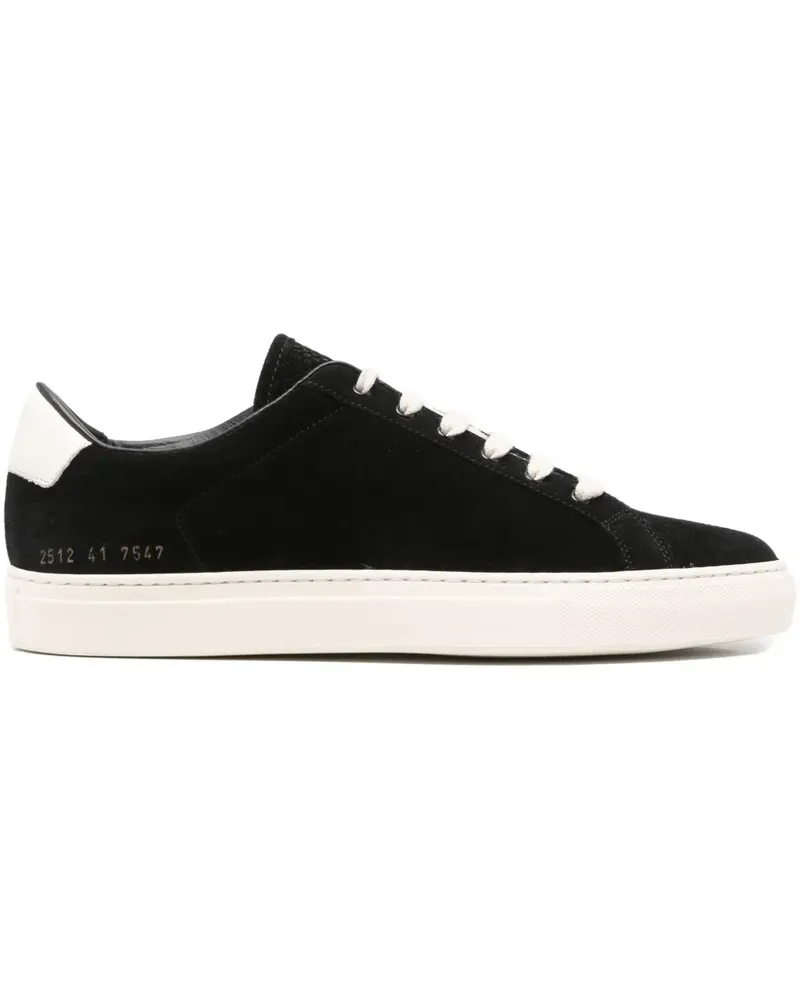 Common Projects Sneakers aus Wildleder - Schwarz Schwarz