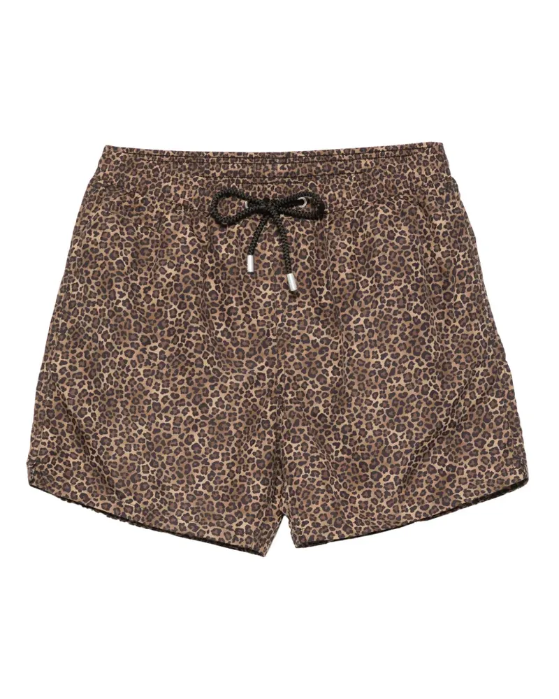 MC2 Saint Barth Lighting Micro Fantasy leopard-print swim shorts - Nude Nude