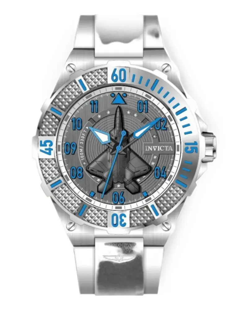 Invicta logo-detail 50mm watch - Grau Grau