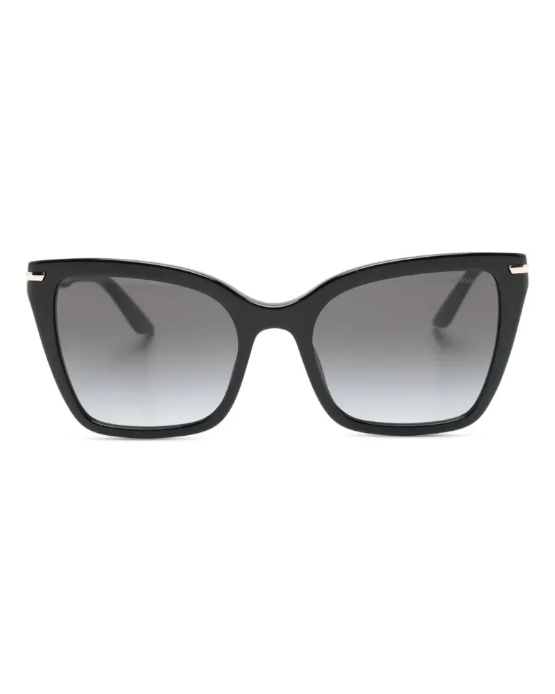 Emporio Armani Cat-Eye-Sonnenbrille - Schwarz Schwarz