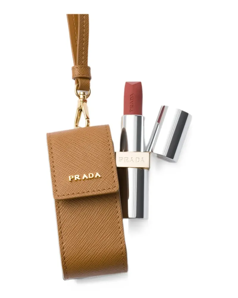 Prada Saffiano lipstick holder - Braun Braun