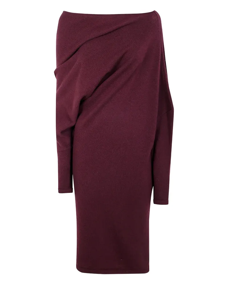Gianluca Capannolo Drapiertes Kleid - Rot Rot