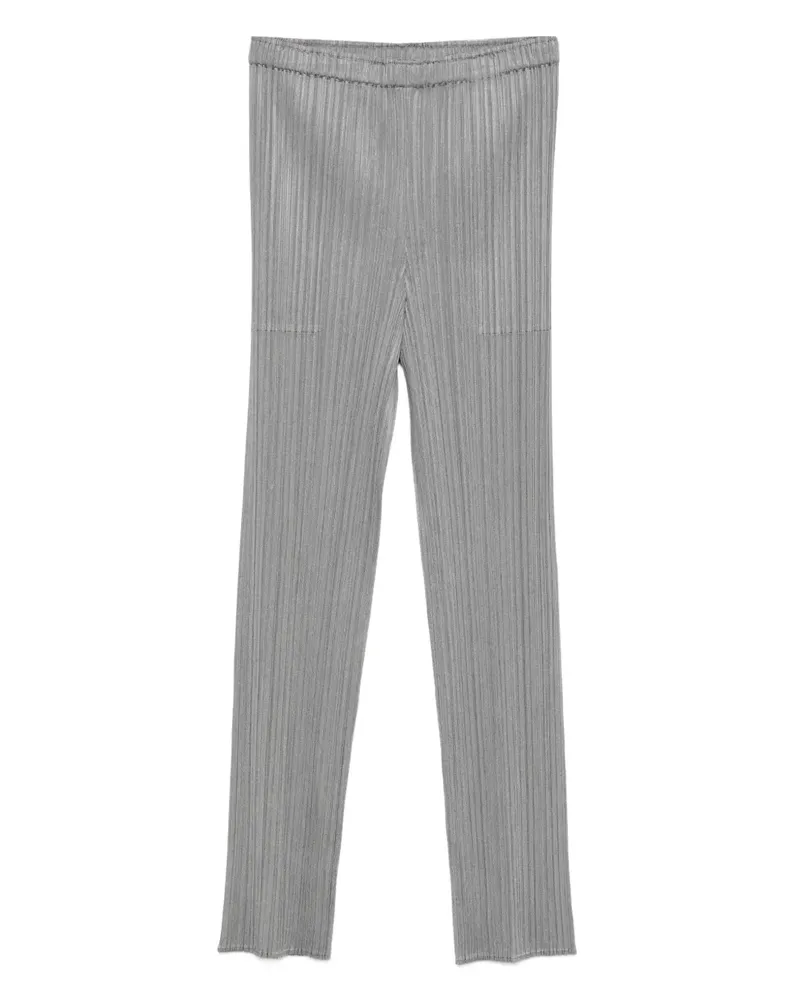 Issey Miyake Plissierte Hose - Grau Grau