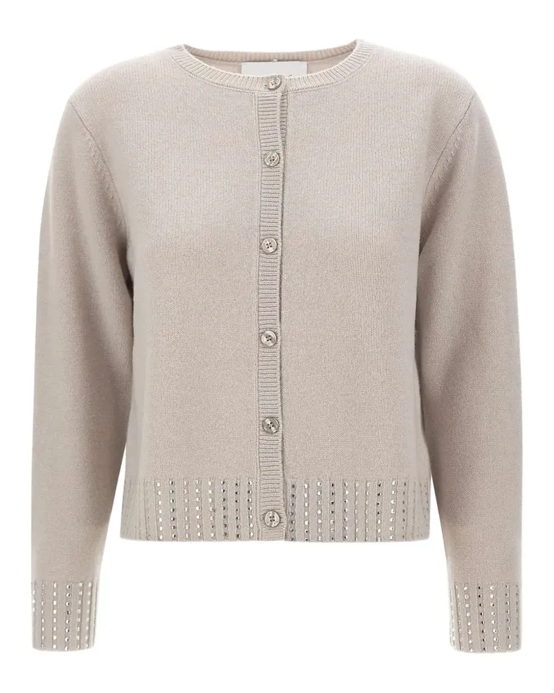 Kaos Cardigan mit Strass - Nude Nude
