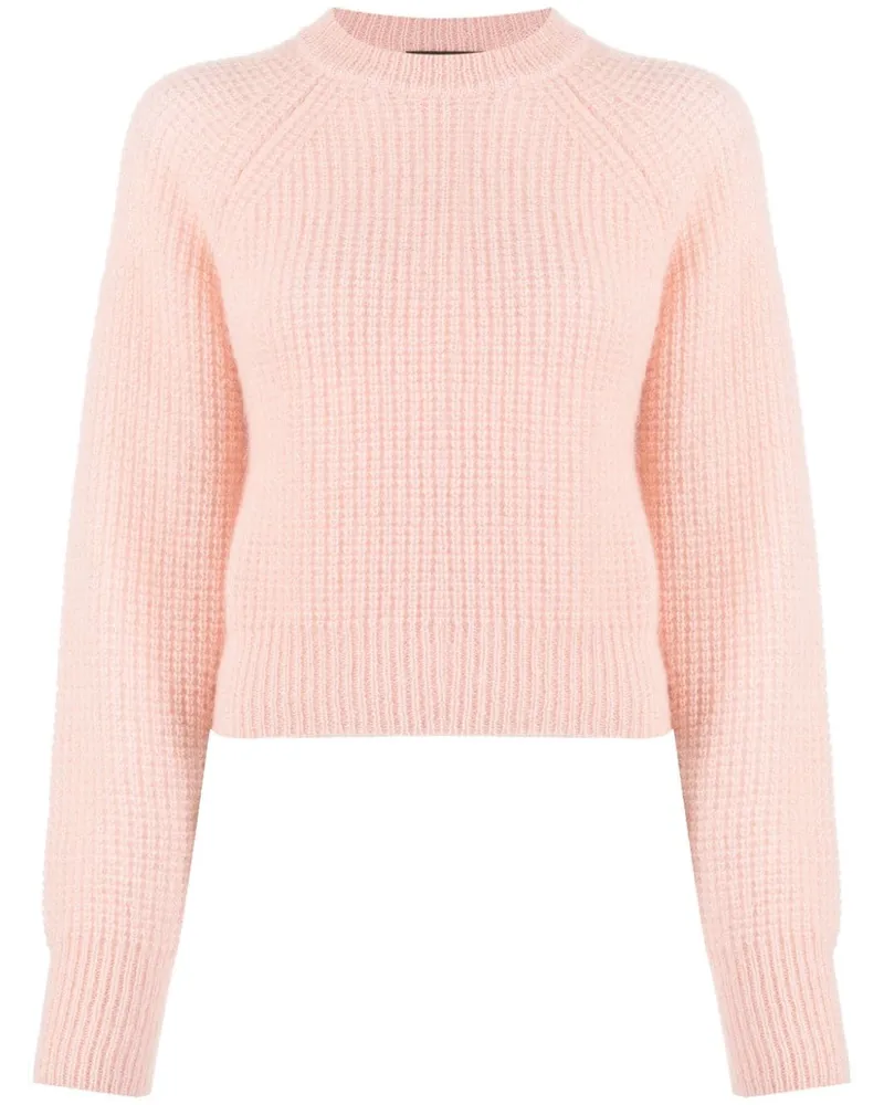 Fabiana Filippi Pullover mit rundem Ausschnitt Rosa