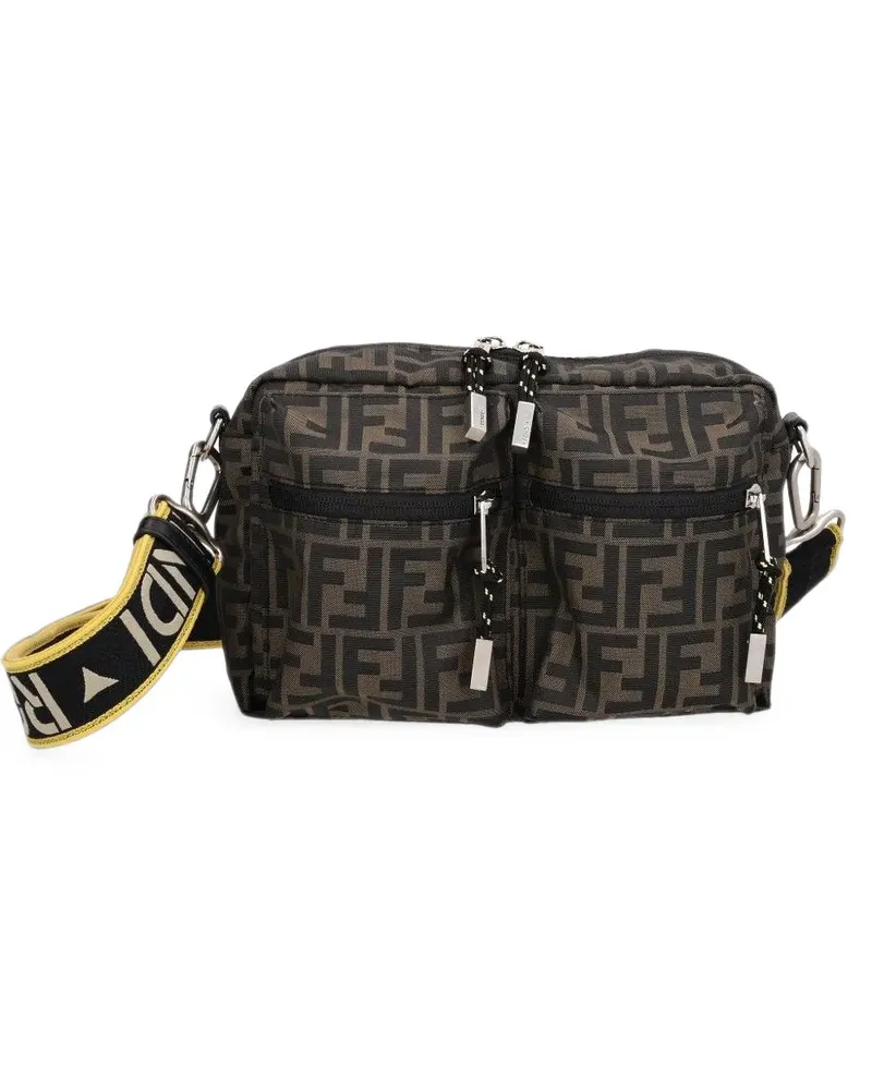 Fendi FF logo-print camera bag - Braun Braun