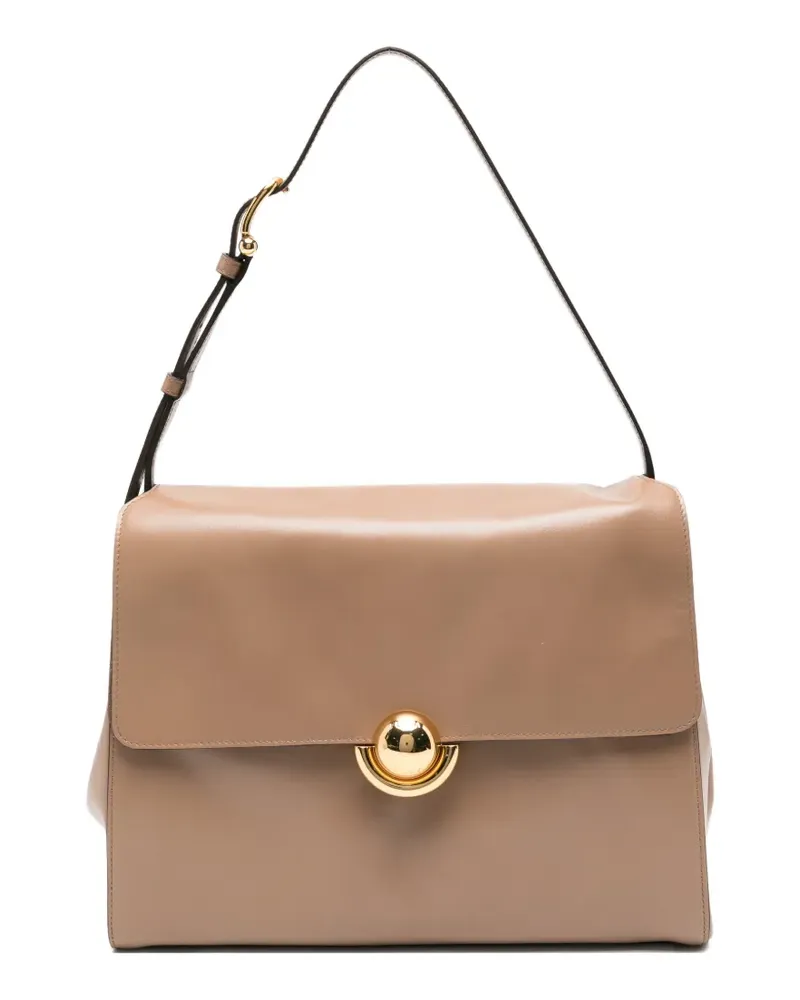 Furla Mittelgroße Domus Schultertasche - Nude Nude