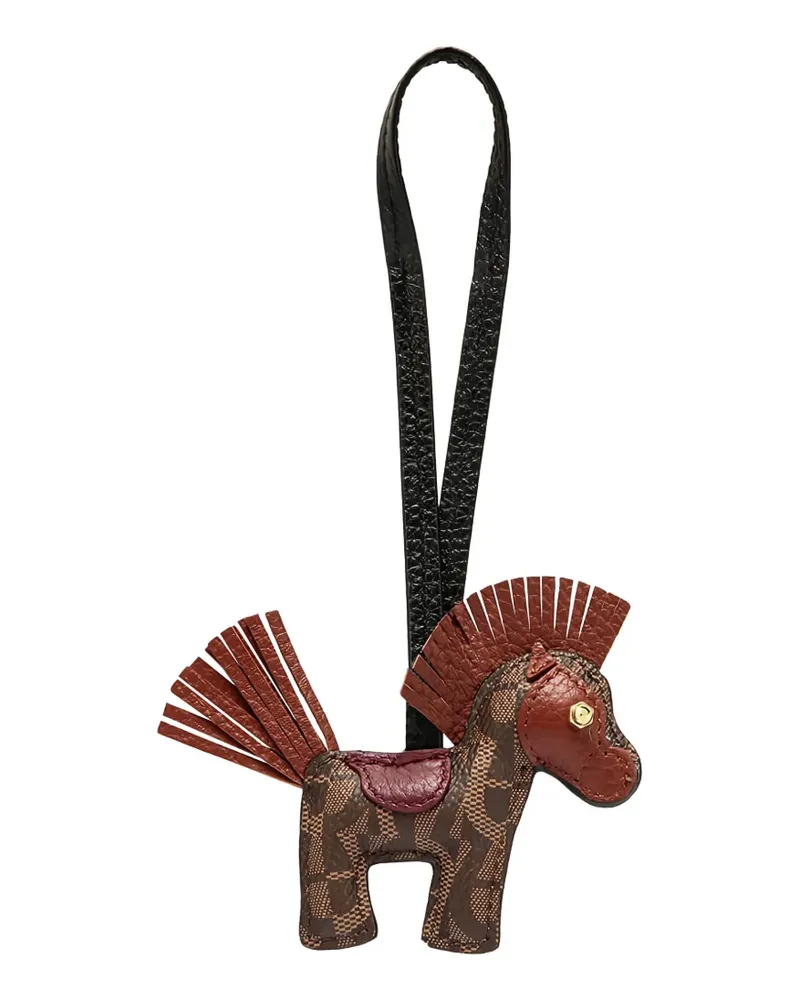 Aigner Taschenanhänger mit Pferdemotiv - Schwarz Schwarz