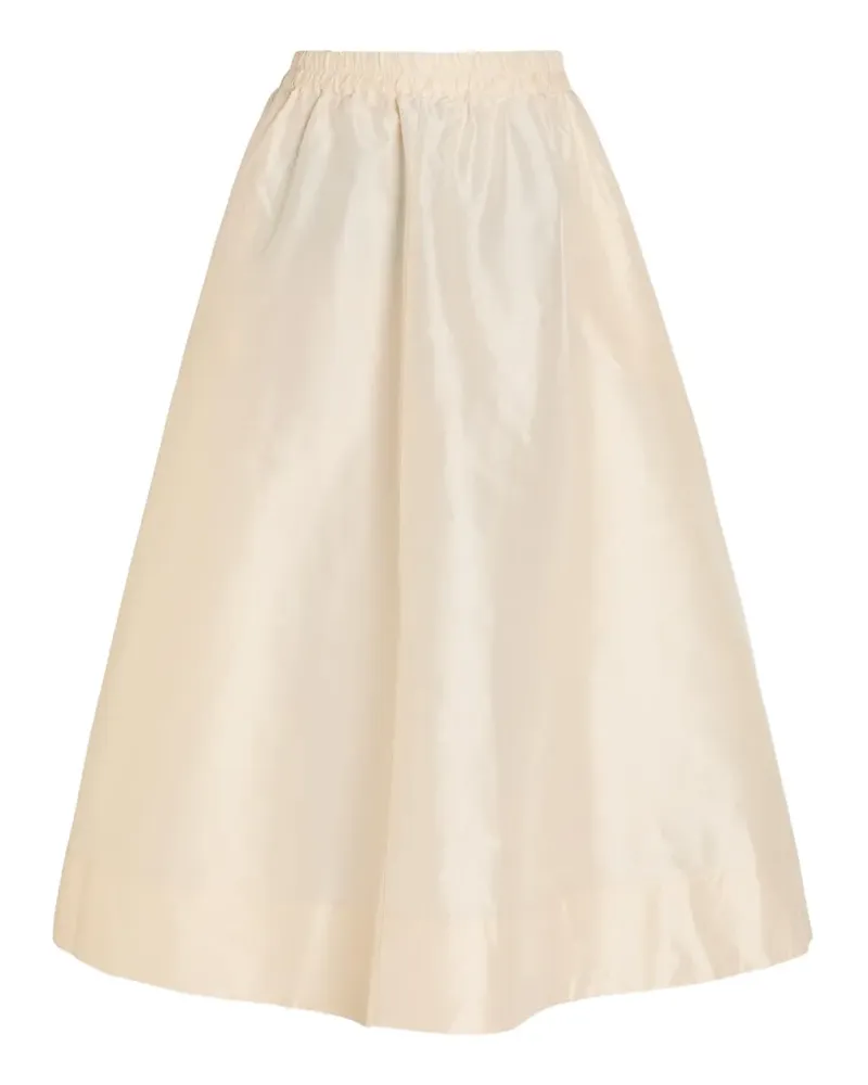 Suzie Kondi elasticated-waist flared maxi skirt - Nude Nude