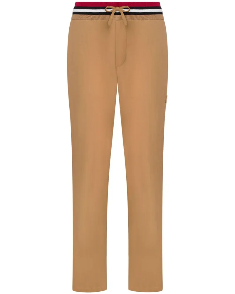 Moschino Jogginghose mit Logo-Applikation - Braun Braun