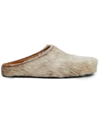 Marni Fussbett Sabot Slipper Nude