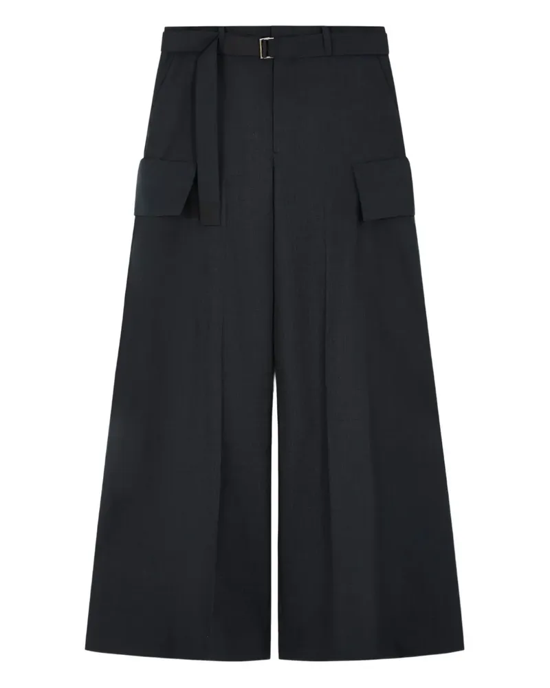 Sacai belted mcargo pockets - Blau Blau