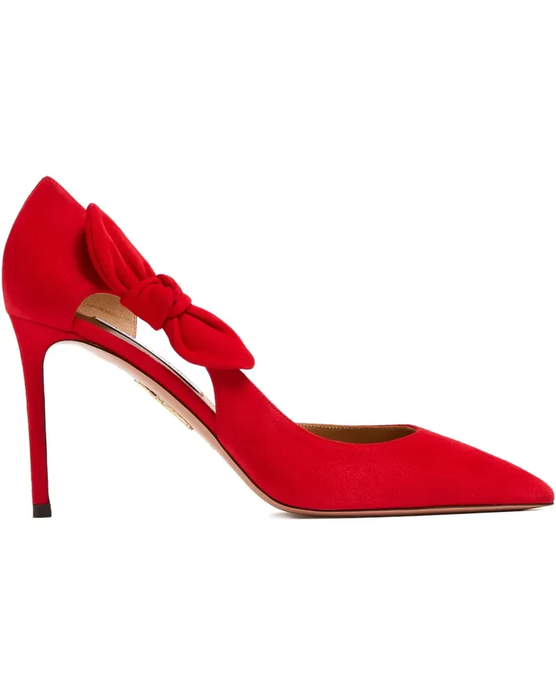 Aquazzura Very Box Tie Pumps 105mm - Rot Rot