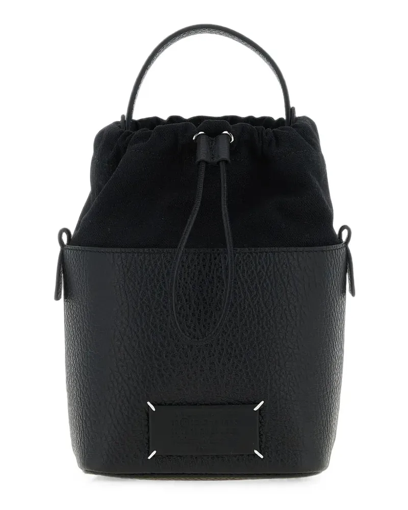 Maison Margiela Kleine 5AC Beuteltasche - Schwarz Schwarz