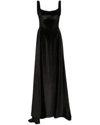 ATU Body Couture Abendkleid aus Samt Schwarz