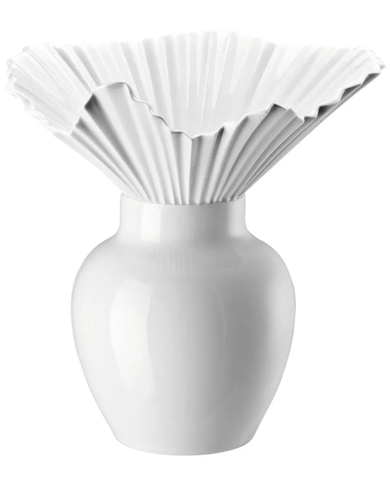 Vase aus Porzellan - Weiß