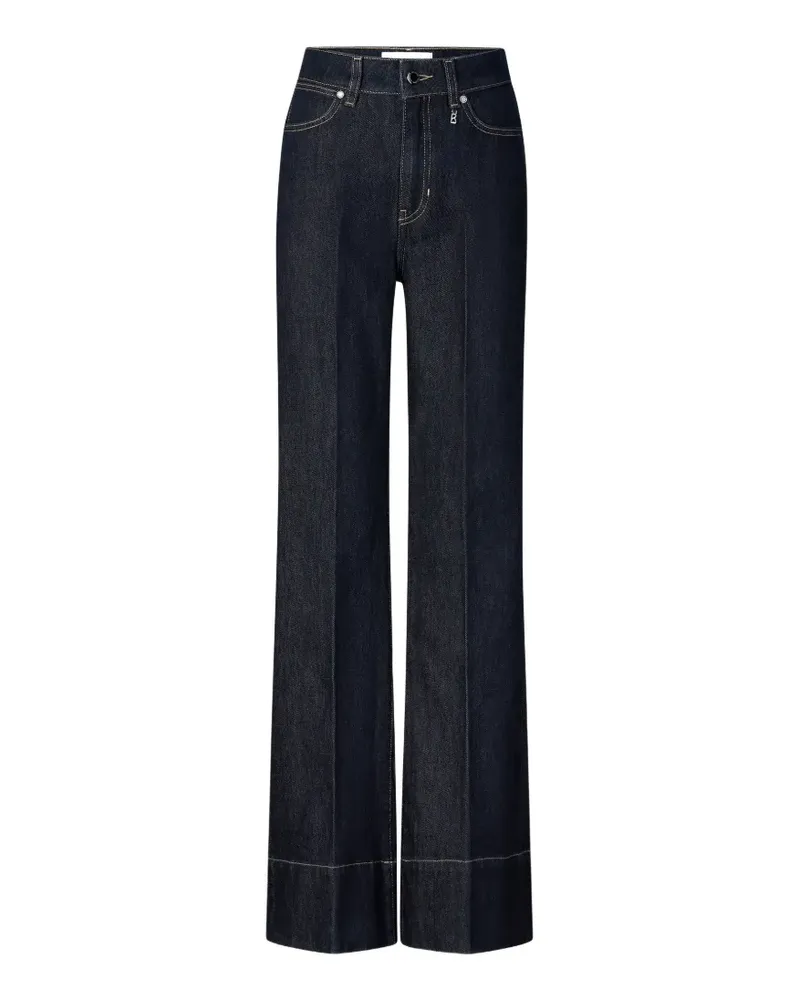 Bogner Devin Schlagjeans mit Bügelfalten - Blau Blau