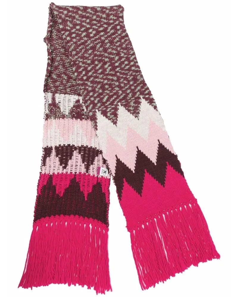 Missoni Gestrickter Schal Rosa