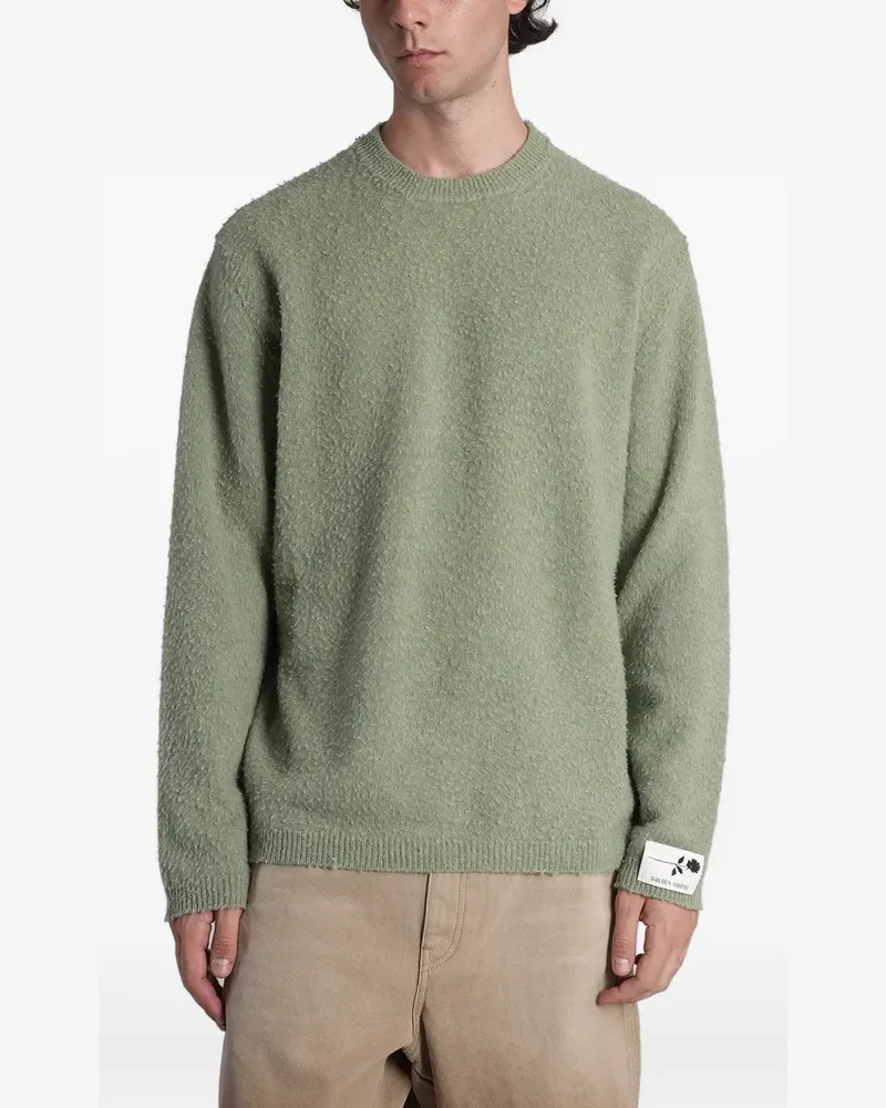Golden Goose Pullover aus Bouclé-Strick - Grün Grün
