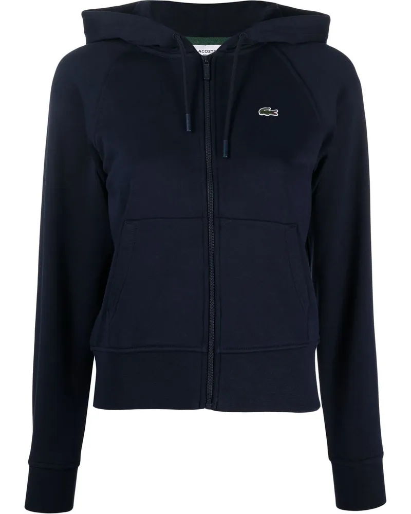 Lacoste Hoodie mit Logo Blau