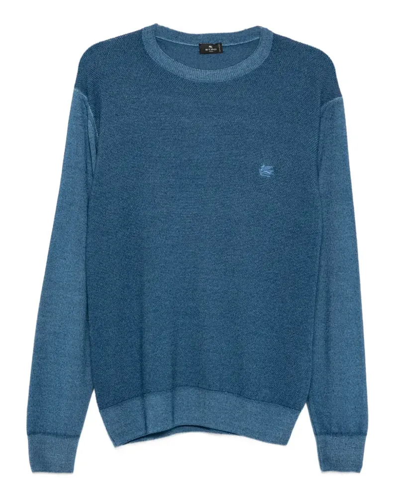 Etro Pullover mit rundem Ausschnitt - Blau Blau