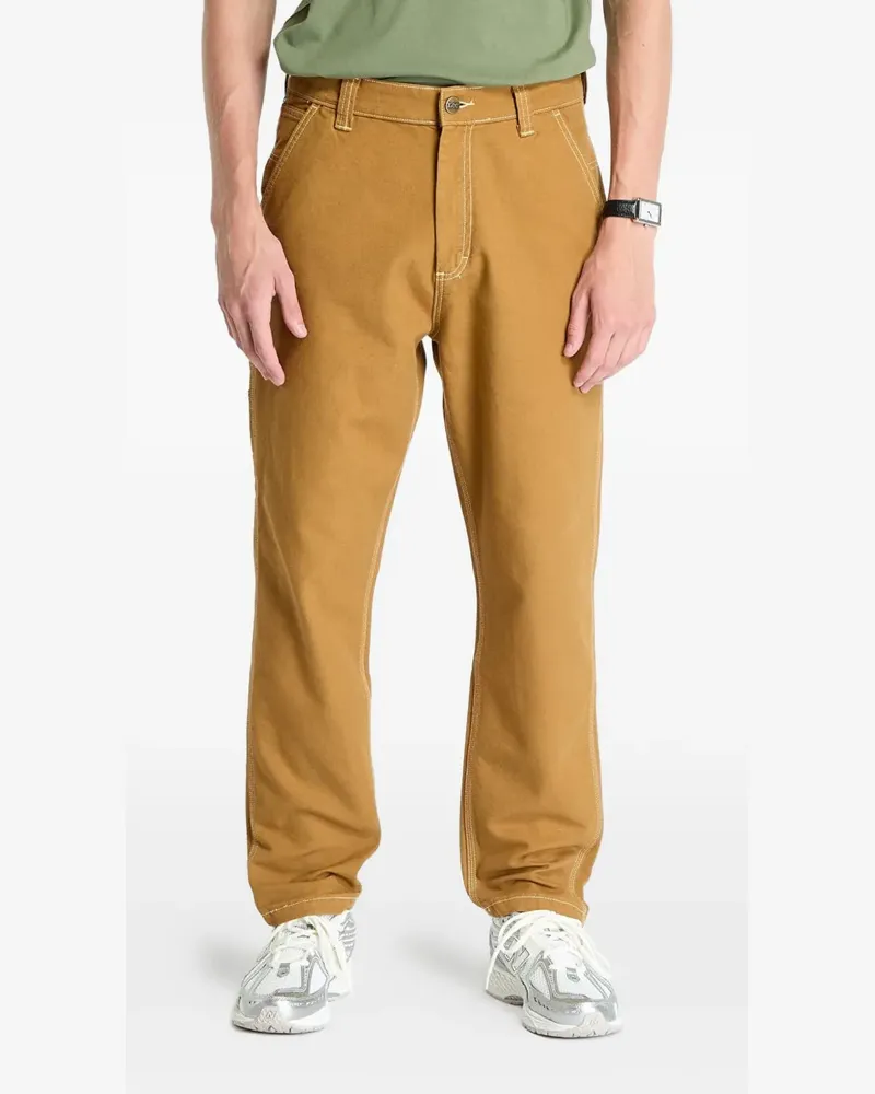 Lee Carpenter contrast-stitch trousers - Nude Nude