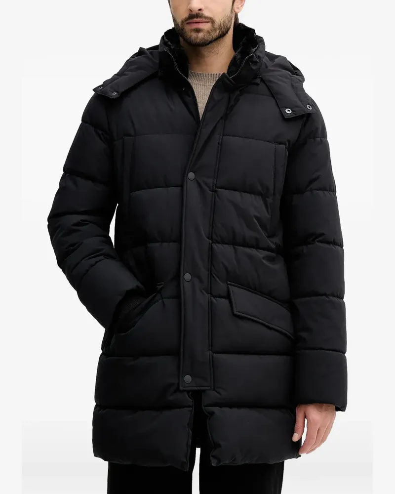 Karl Lagerfeld hooded padded coat - Schwarz Schwarz