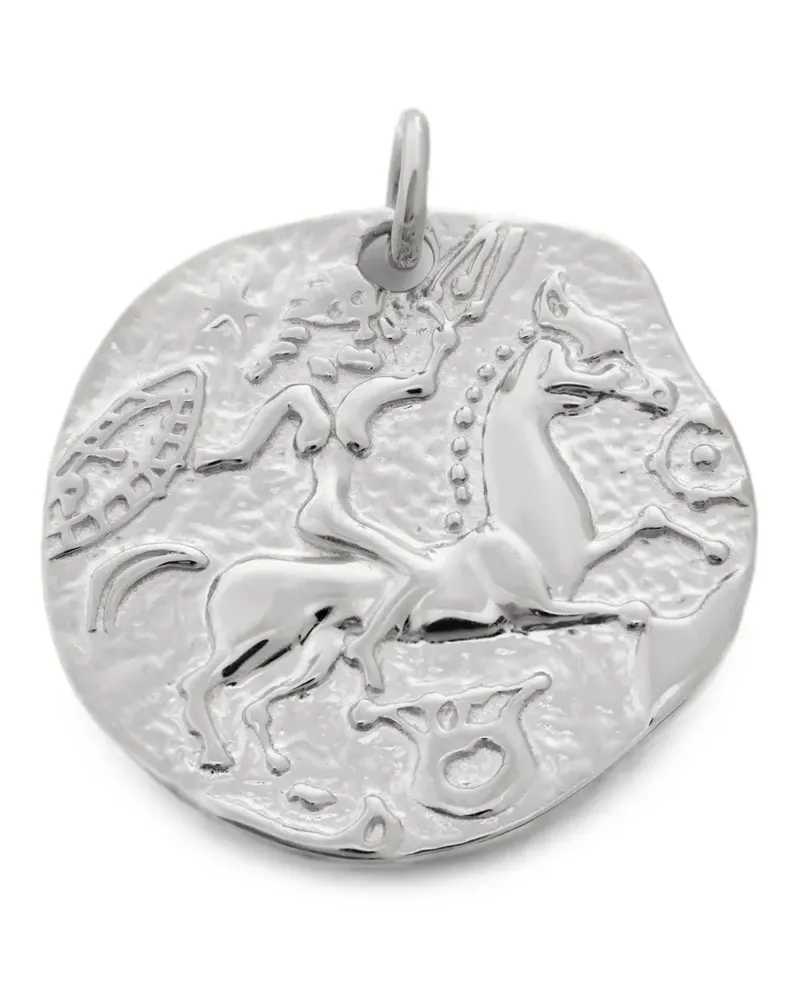 Monica Vinader Goddess Halskette mit Anhänger - Silber Silber