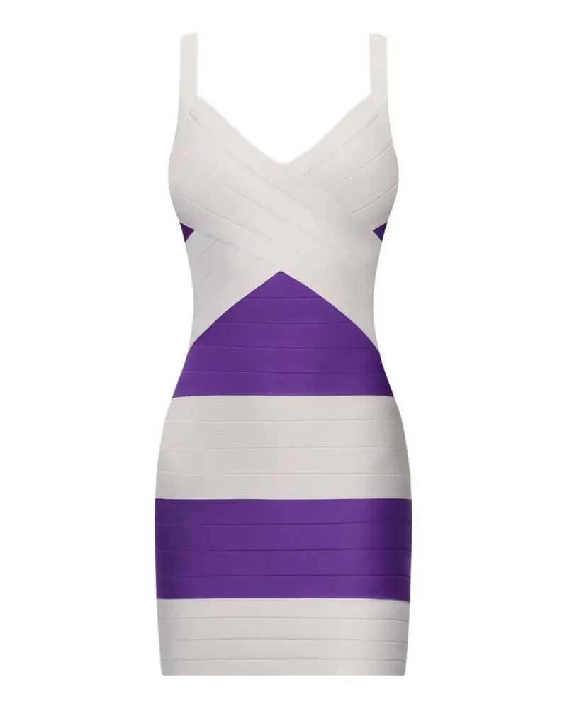 Hervé Léger The VIP bandage-style mini dress - Weiß Weiß