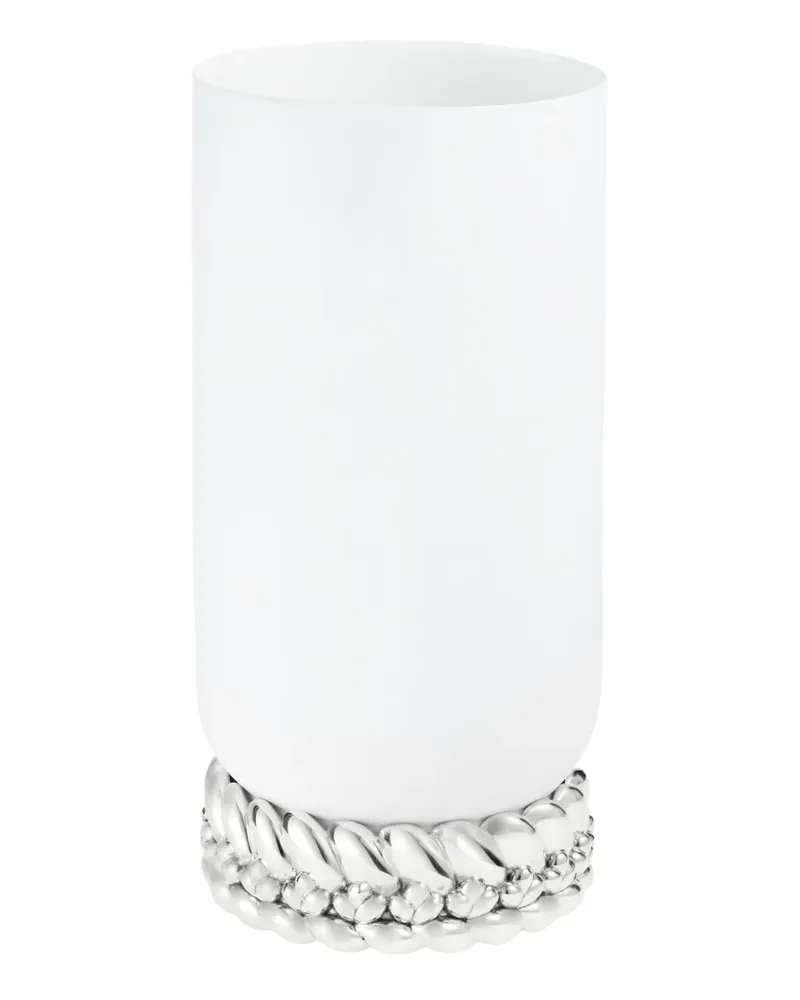 Christofle Große Porzellanvase (30,5cm) - Weiß Weiß