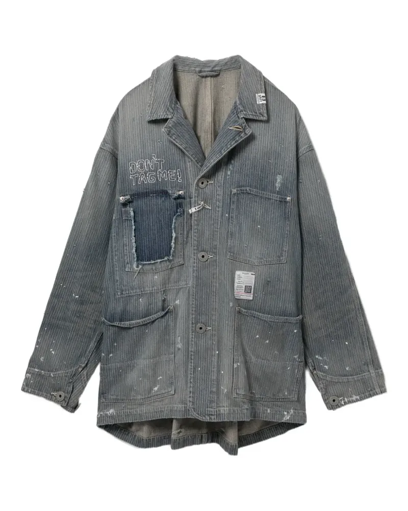 MIHARAYASUHIRO Jacke mit Logo - Blau Blau