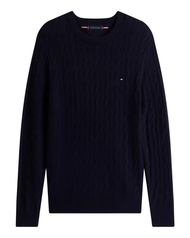 Tommy Hilfiger cable-knit lambswool sweater - Blau Blau