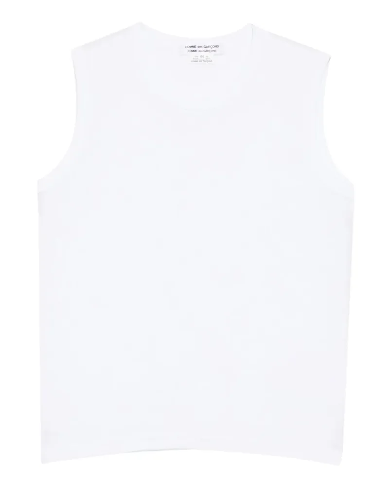 Comme des Garçons Trägershirt aus Baumwolle - Weiß Weiß