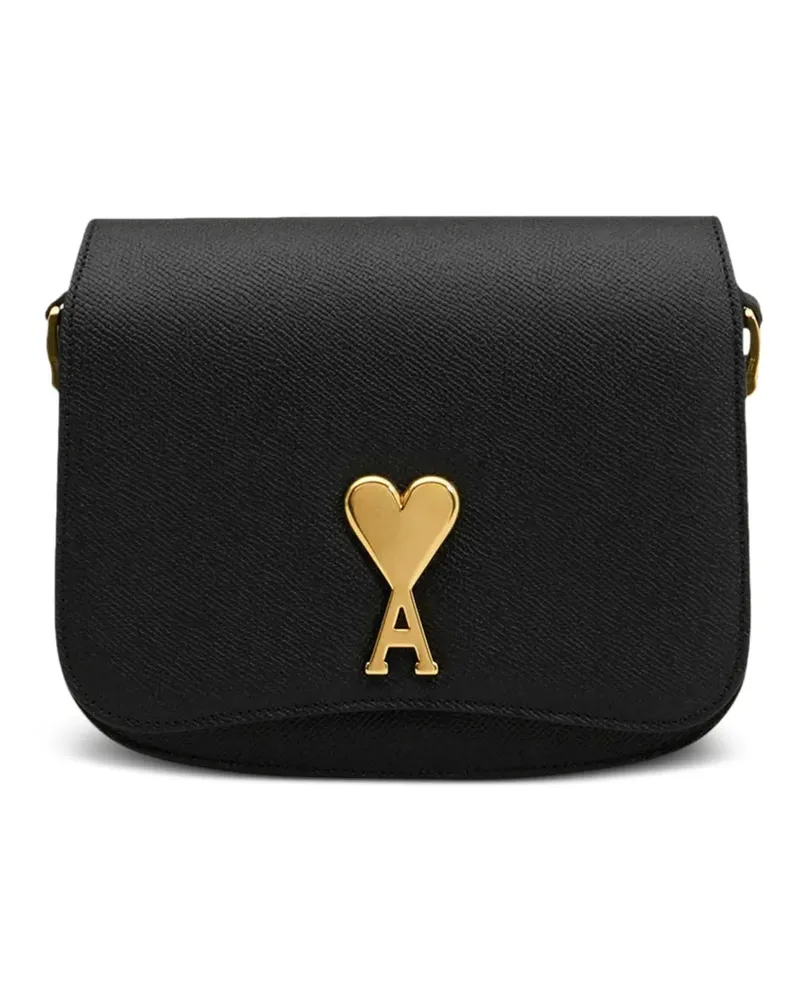 AMI Paris Kleine Paris Paris Schultertasche - Schwarz Schwarz