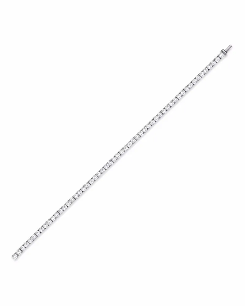 Pragnell 18kt Weißgoldarmband mit Diamanten - Silber Silber