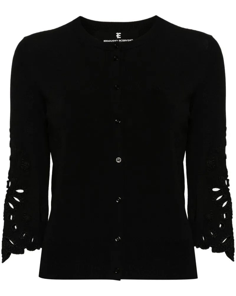 Ermanno Scervino Gestrickter Cardigan - Schwarz Schwarz