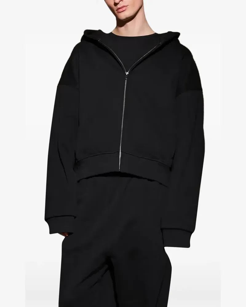Entire Studios Kapuzenjacke mit Reißverschluss - Schwarz Schwarz