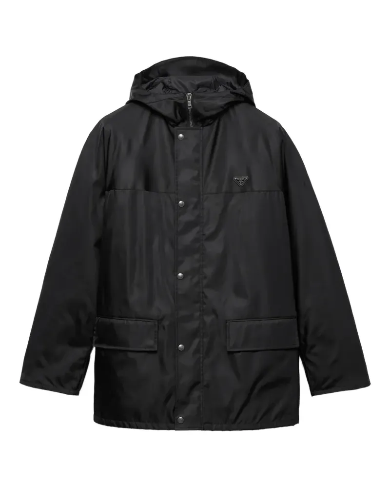 Prada Jacke aus Re-Nylon - Schwarz Schwarz