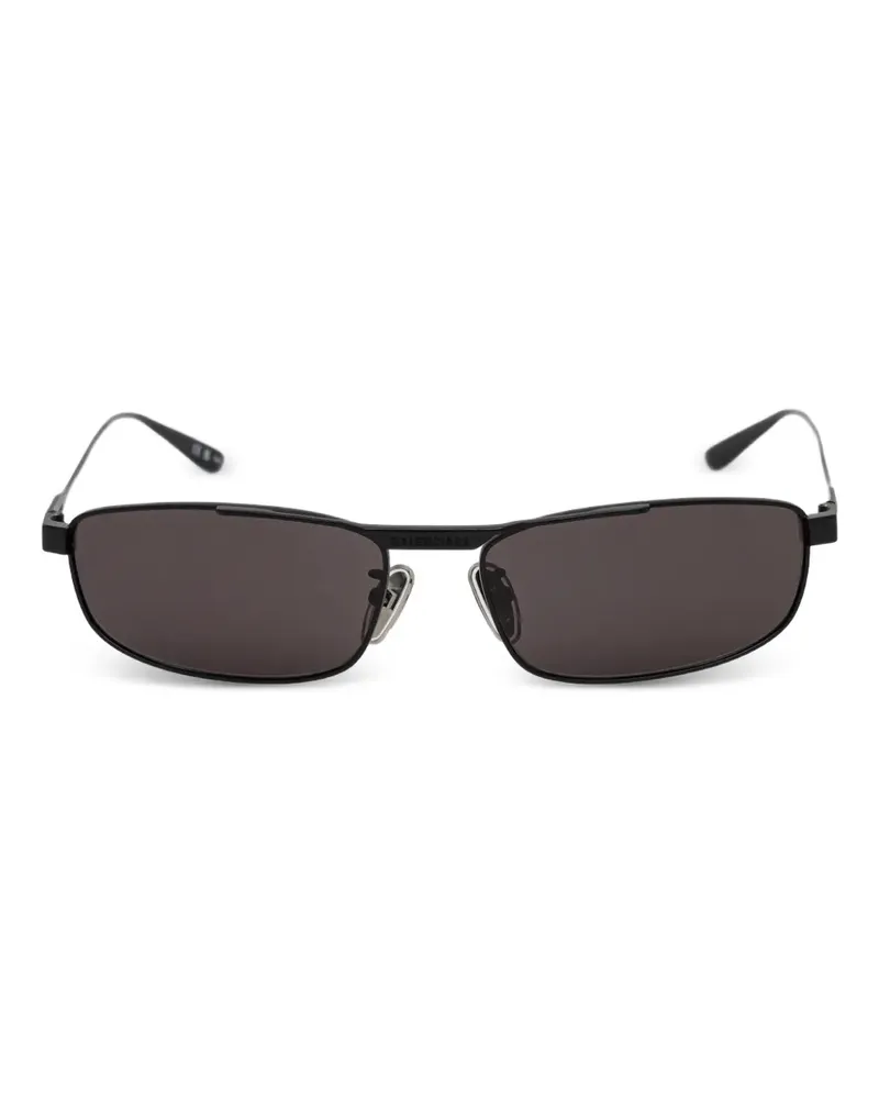 Balenciaga Sonnenbrille mit eckigem Gestell - Schwarz Schwarz